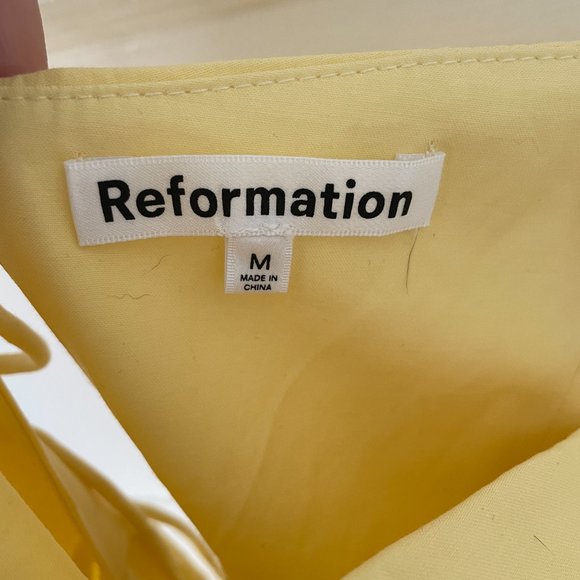 Reformation Yellow Midi Dress - Picture 11 of 11